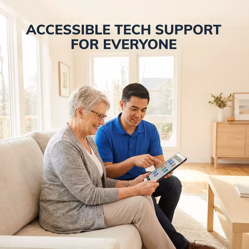 Business professionals collaborating on cloud documents