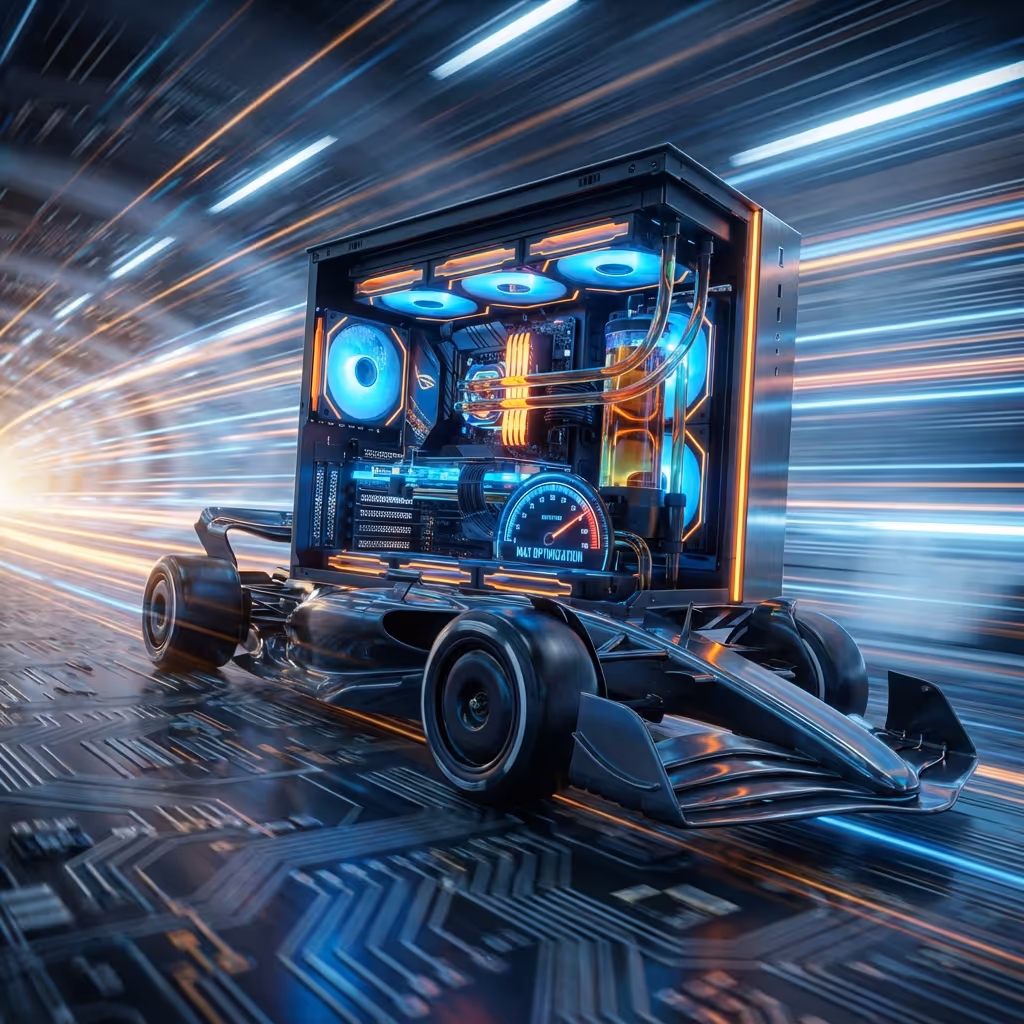 A frustrated person looking at a slow loading computer screen